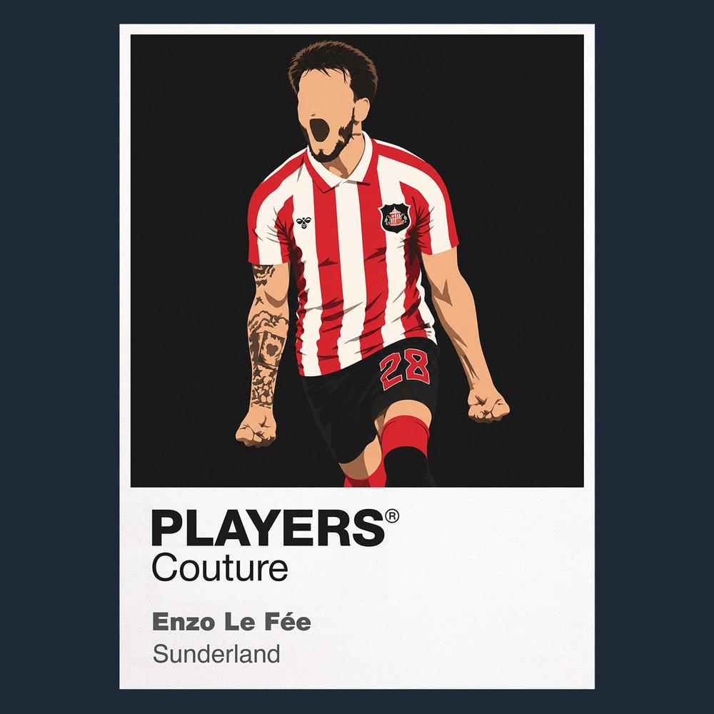 Enzo Le Fée Sunderland Icon Frame artwork in navy