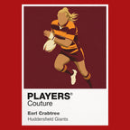 Eorl Crabtree Huddersfield Giants Rugby League Icon Frame Men's Hoodie