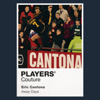 Eric Cantona Away Days Man United Men's Hoodie - Navy