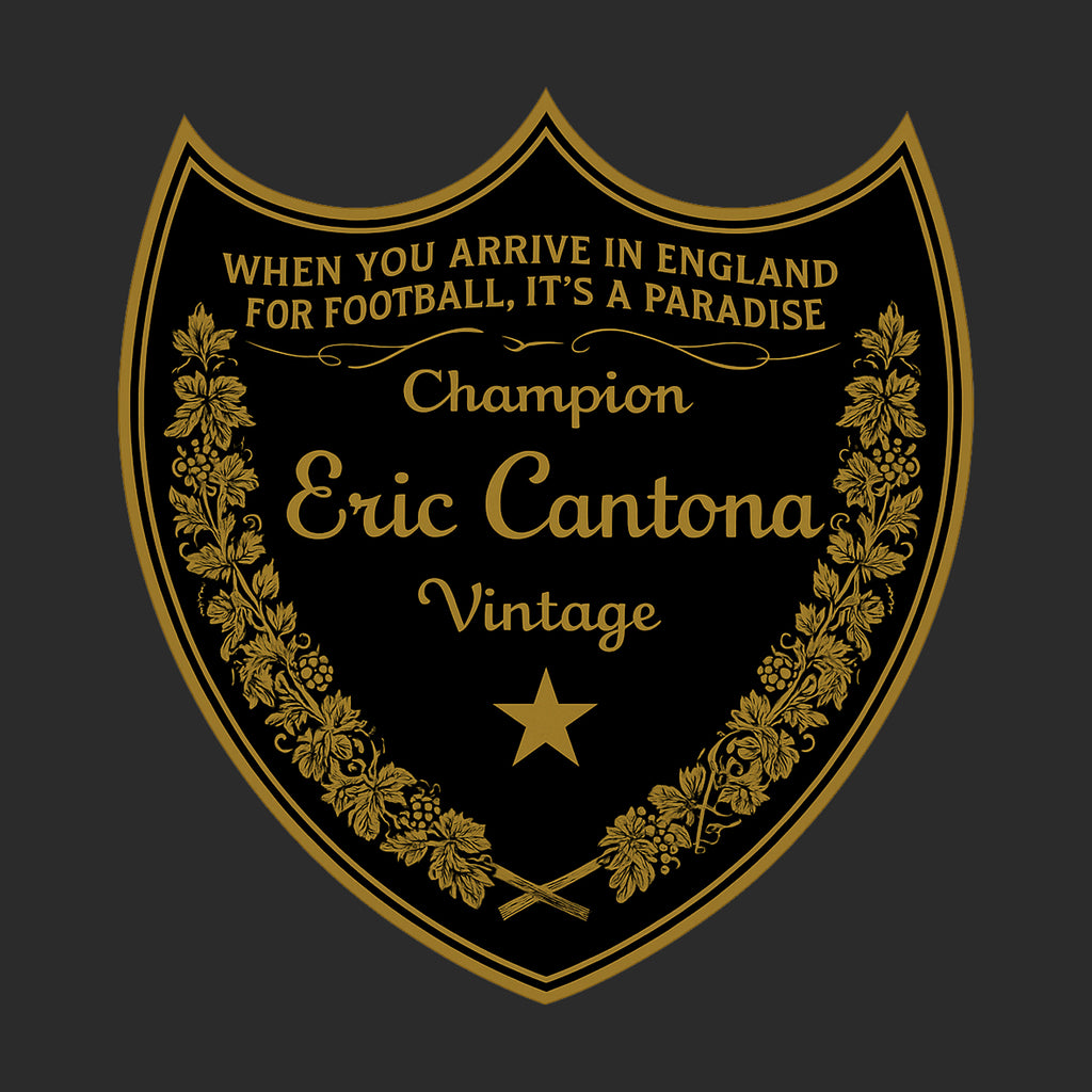 Eric Cantona Logo 2 Players Couture Men's Casual Hoodie