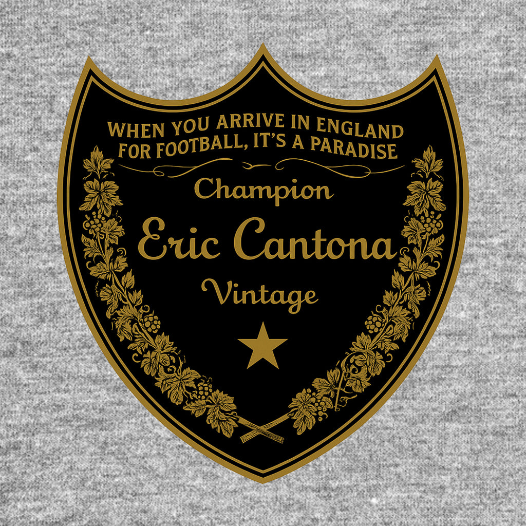 Eric Cantona Logo 2 Players Couture Men's Casual Hoodie