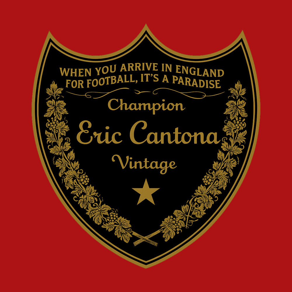 Eric Cantona Logo 2 Players Couture Mens T-Shirt