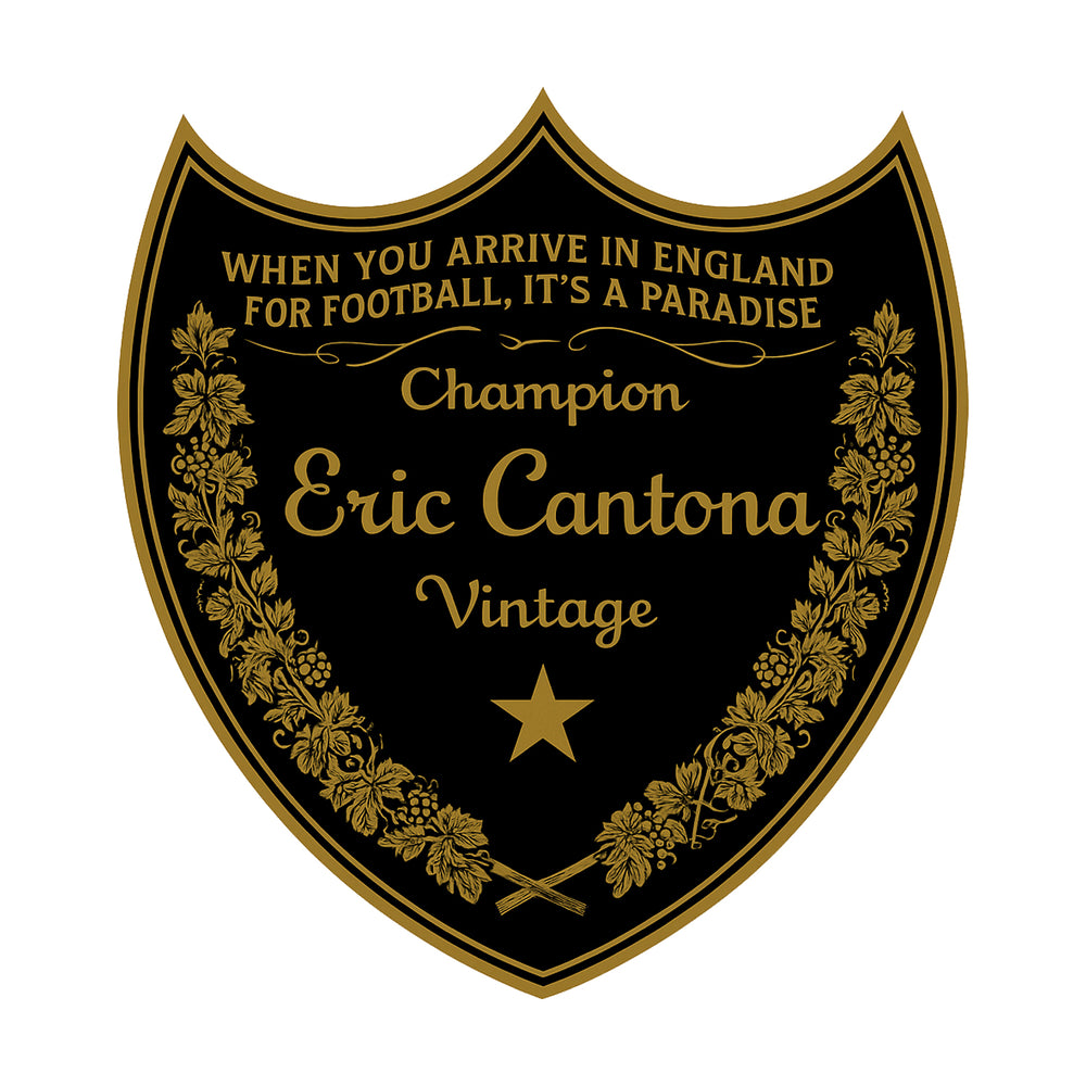 Eric Cantona Logo 2 Players Couture Mens T-Shirt