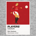 Eric Cantona Chip Man United Men's Hoodie - Grey