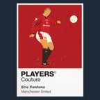 Eric Cantona Chip Man United Men's T-Shirt - Navy