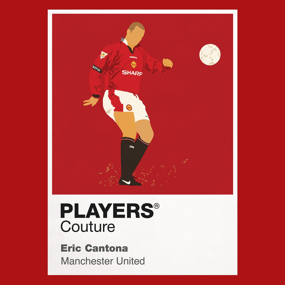 Eric Cantona Chip Man United Men's Hoodie - Red