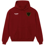 Eric Cantona Logo 2 Players Couture Men's Casual Hoodie Red