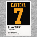 Eric Cantona Black 7 Football Shirt Frame Men's Hoodie
