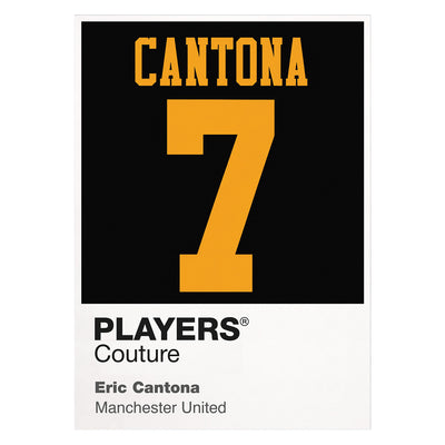 Eric Cantona Black 7 Football Shirt Frame Men's T-Shirt