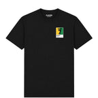 Eric Cantona Yellow Green 7 Football Shirt Frame Men's T-Shirt – black