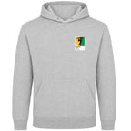 Eric Cantona Yellow Green 7 Football Shirt Frame Men's Hoodie – grey