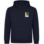 Eric Cantona Yellow Green 7 Football Shirt Frame Men's Hoodie – navy