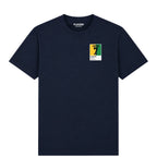 Eric Cantona Yellow Green 7 Football Shirt Frame Men's T-Shirt – navy