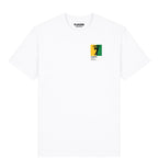 Eric Cantona Yellow Green 7 Football Shirt Frame Men's T-Shirt – white