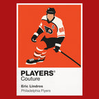Eric Lindros Flyers Ice Hockey Icon Frame Men's T-Shirt – image 10