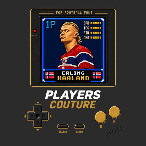 Erling Haaland Icon 8-Bit Men's Hoodie - image 1