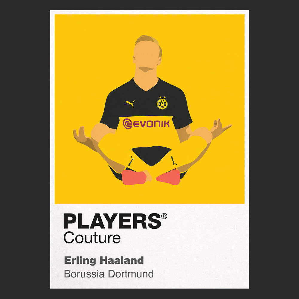 Erling Haaland Borussia Dortmund Icon Frame — Black