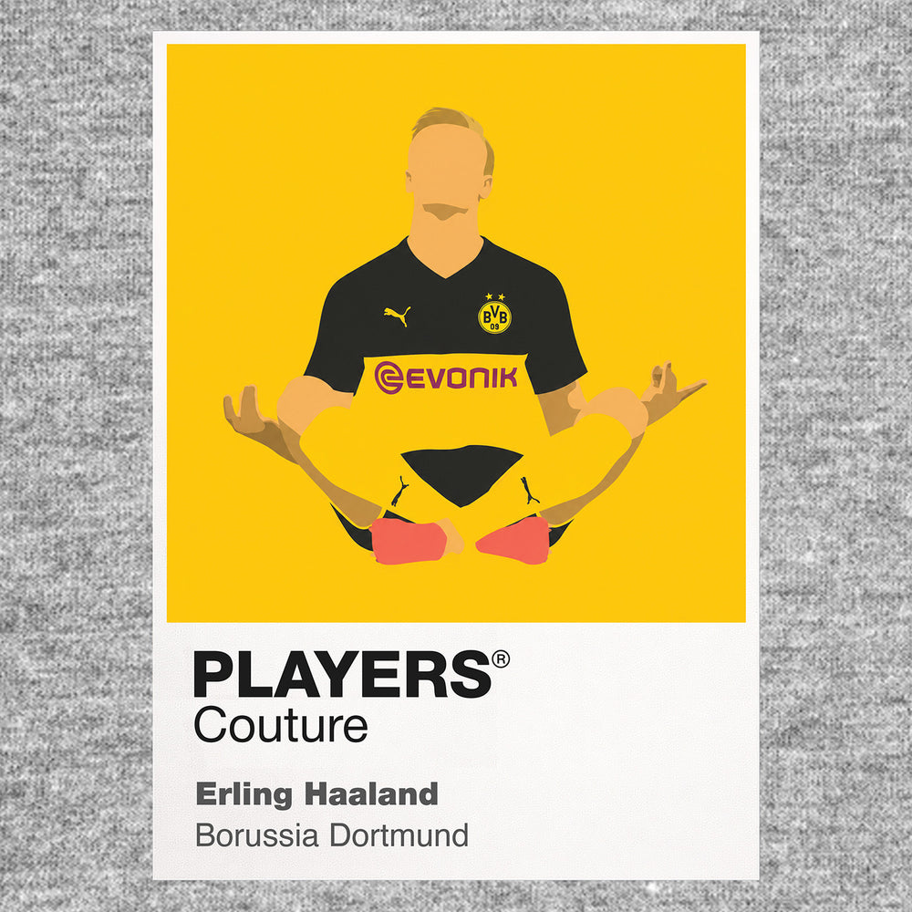 Erling Haaland Borussia Dortmund Icon Frame — Gray