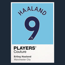 Erling Haaland 9 Football Shirt Frame Men's Hoodie