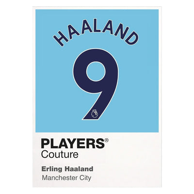 Erling Haaland 9 Football Shirt Frame - Icon Design