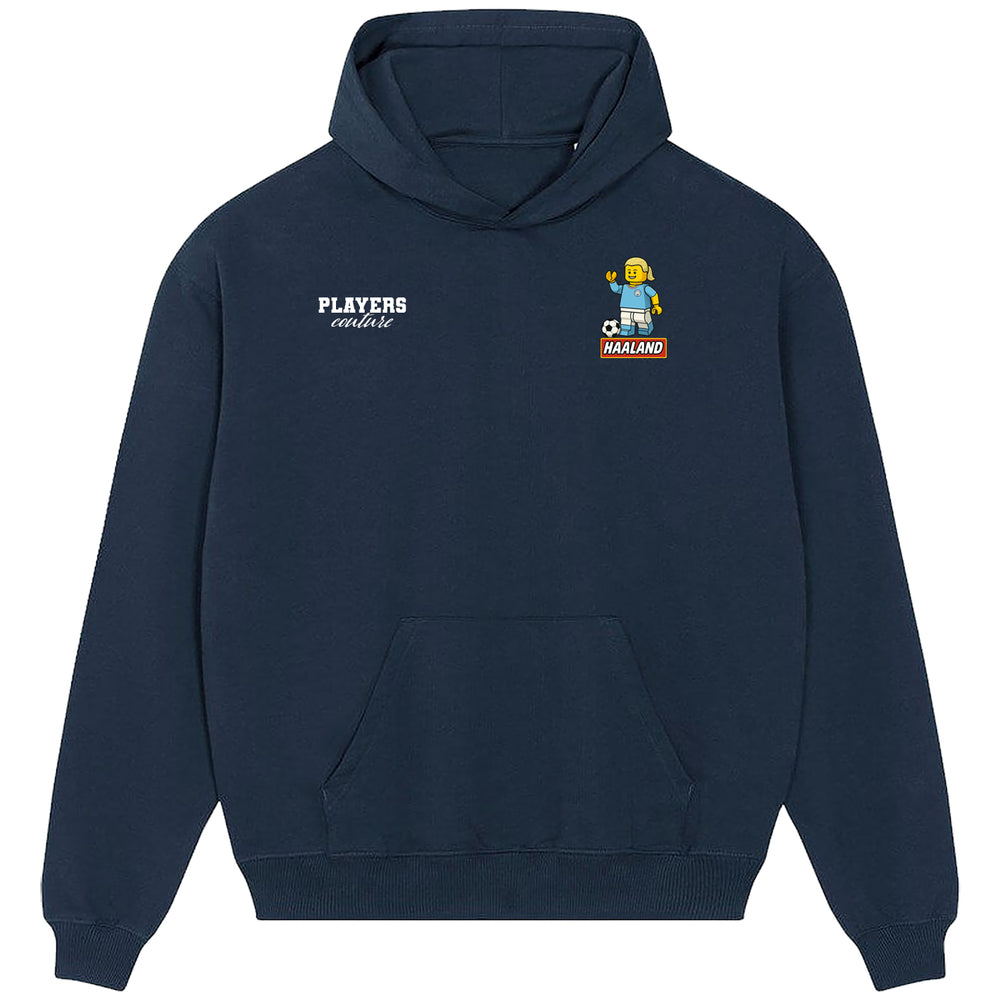 Erling Haaland Toy Logo Players Couture Men's Casual Hoodie Navy