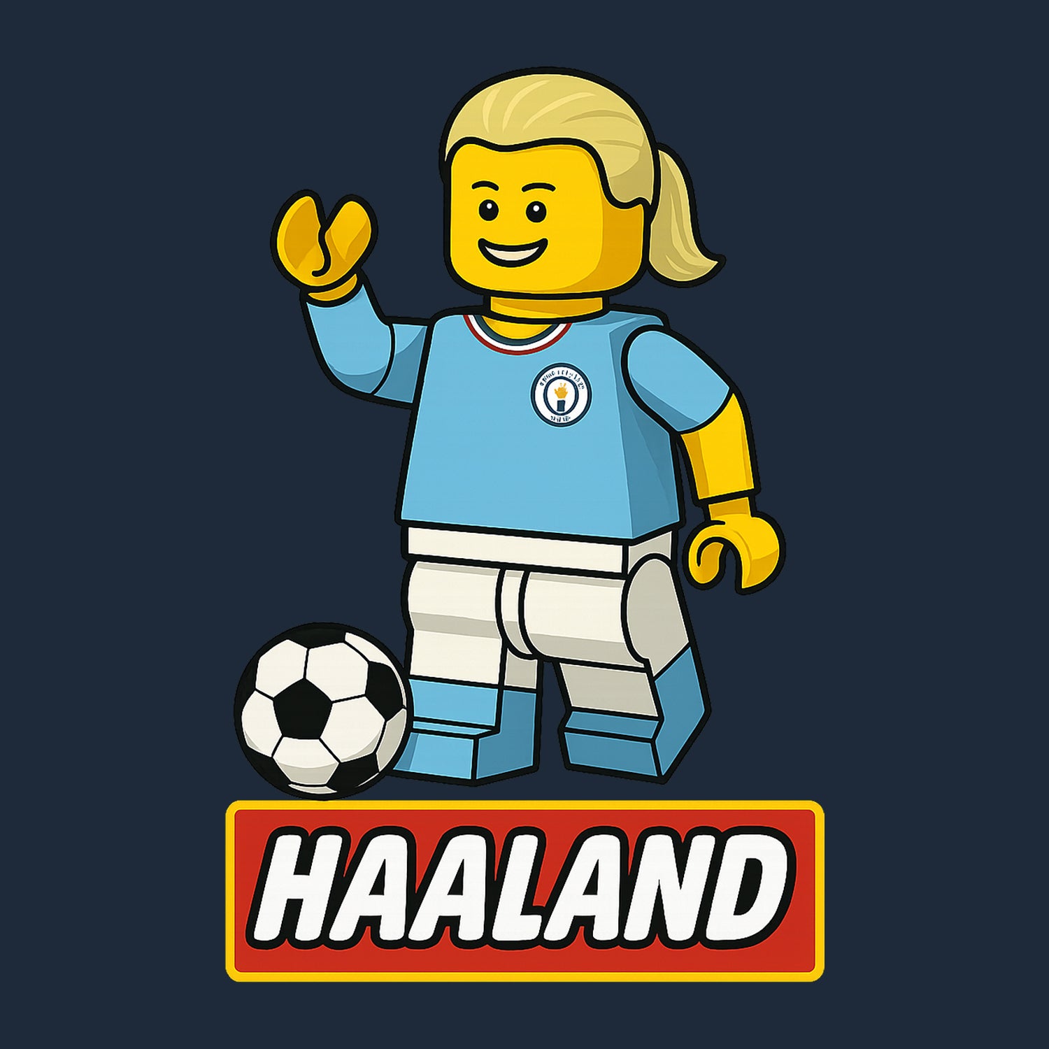 Erling Haaland Toy Logo Players Couture Mens T-Shirt