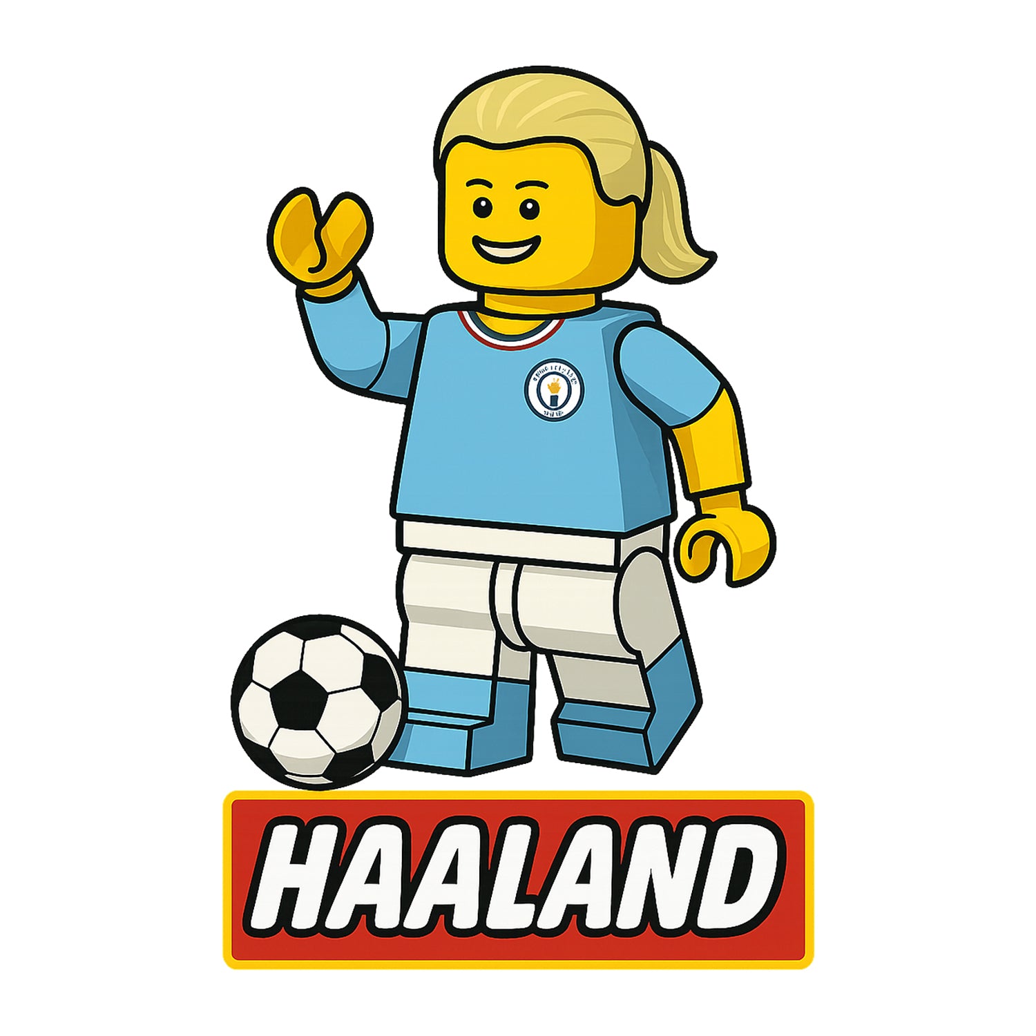Erling Haaland Toy Logo Players Couture Mens T-Shirt