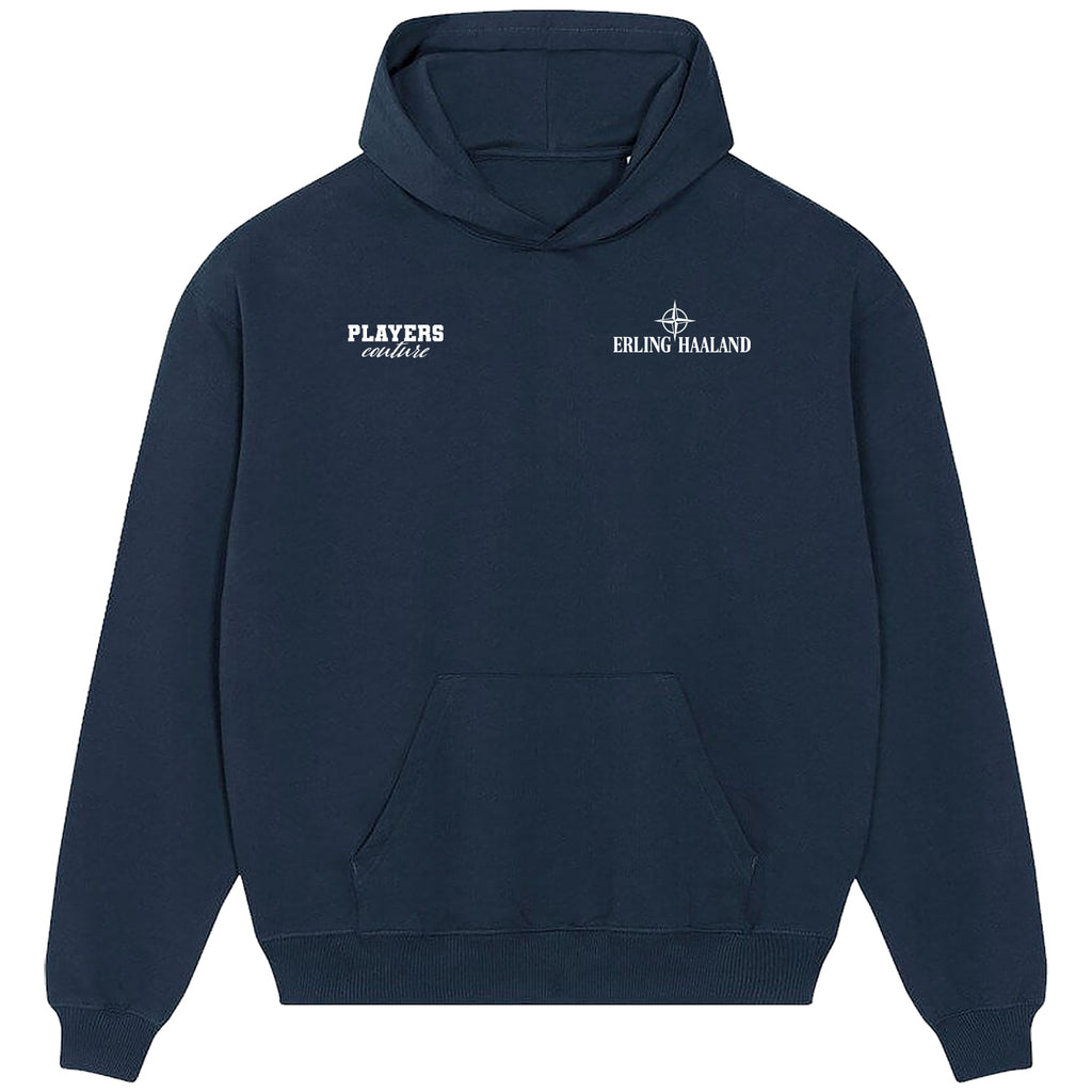 Erling Haaland Logo Players Couture Men's Casual Hoodie Navy