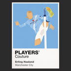 Erling Haaland Manchester City Icon Frame — Black