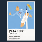Erling Haaland Manchester City Icon Frame — Navy