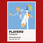 Erling Haaland Manchester City Icon Frame — Red