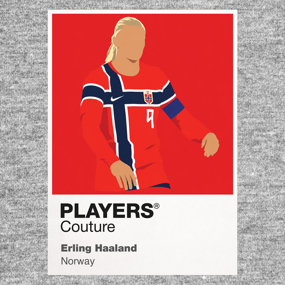 Erling Haaland Players Couture Frame Gray