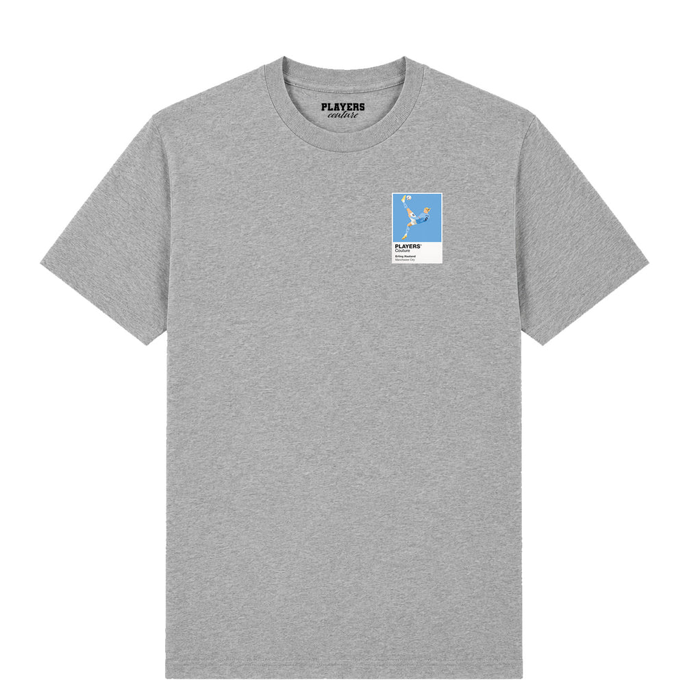 Erling Haaland Overhead Kick Manchester City Icon Frame Men's T-Shirt