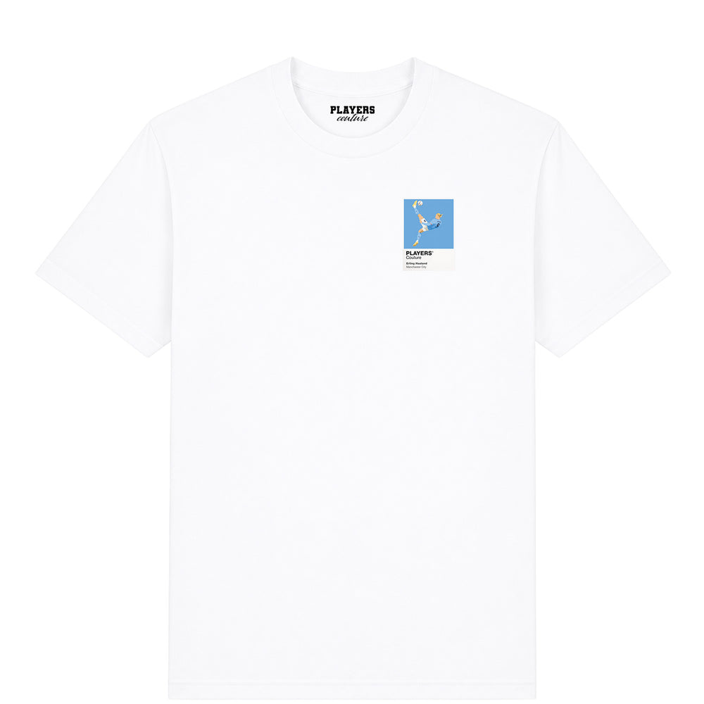 Erling Haaland Overhead Kick Manchester City Icon Frame Men's T-Shirt