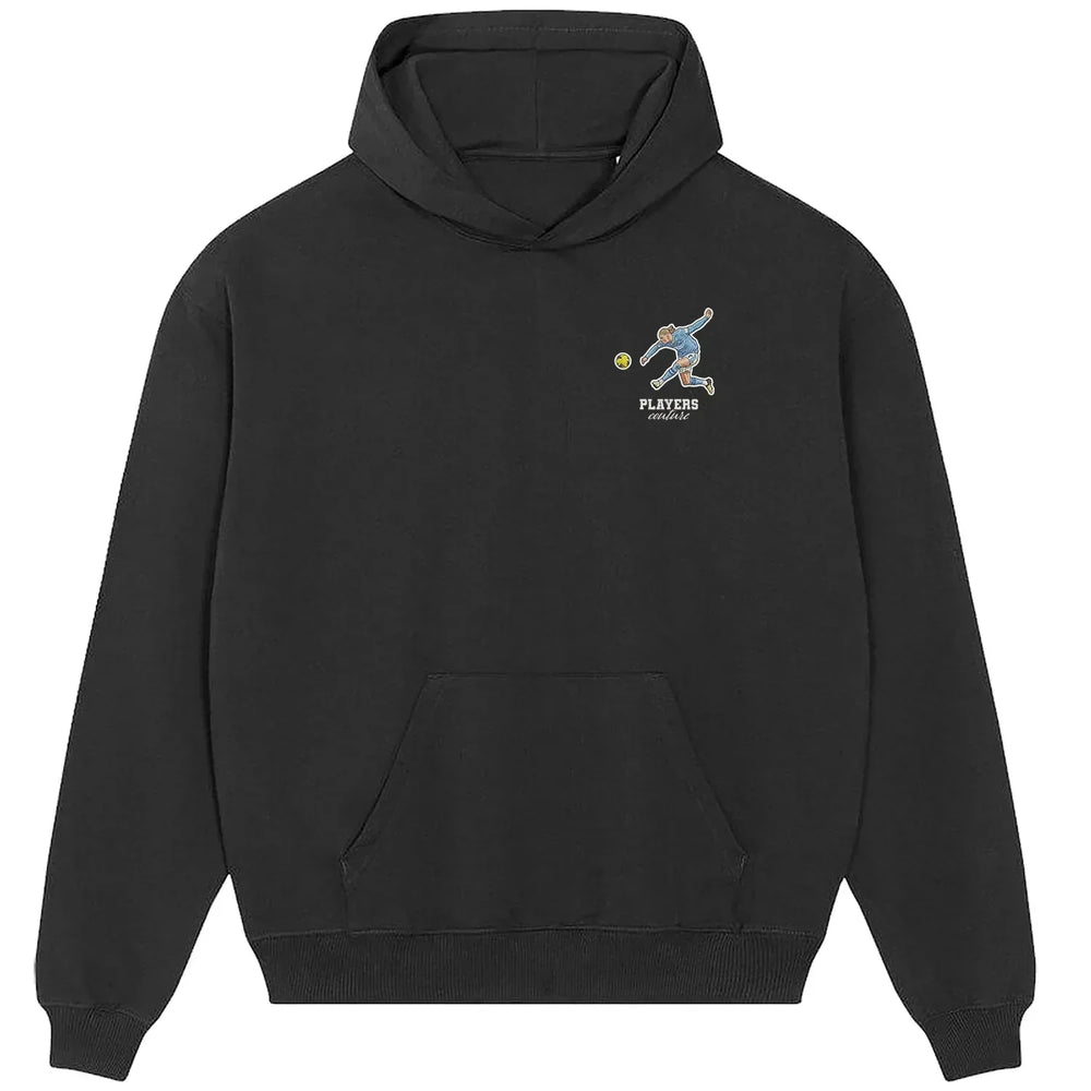 Erling Haaland hoodie – black men's hoodie featuring the Erling Haaland Players Couture logo