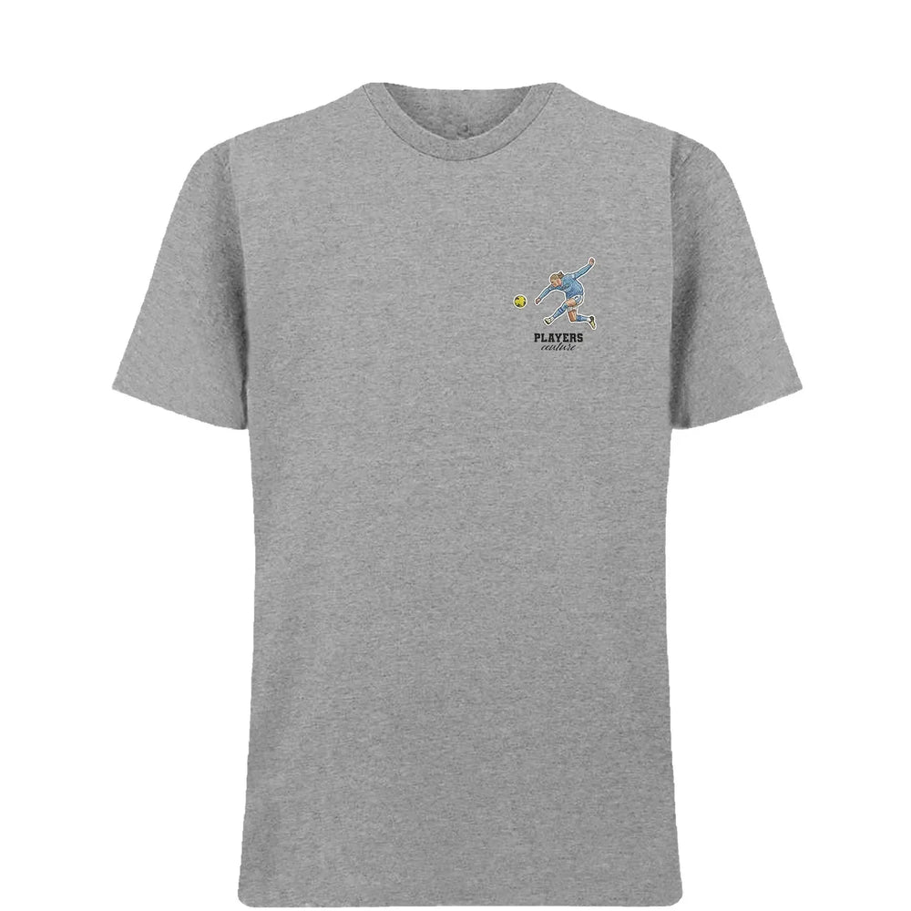 Erling Haaland t-shirt – grey men's t-shirt featuring the Erling Haaland Players Couture logo