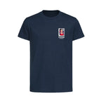 Erling Halland World Cup Sticker Kids T-Shirt – erling haaland sticker kids navy tshirt Players Couture design