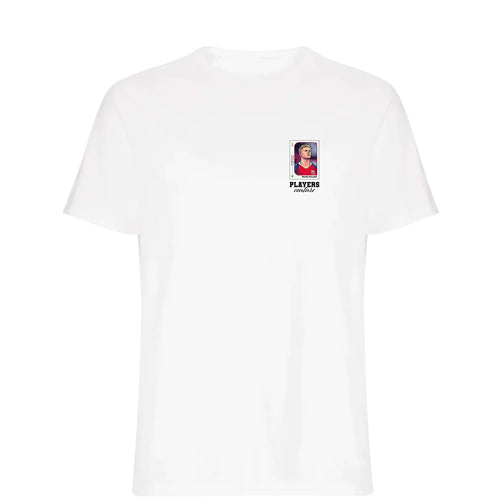 Erling Haaland World Cup t-shirt – white men's t-shirt featuring the Erling Haaland World Cup Players Couture logo