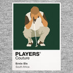 Ernie Els Golf Icon Frame badge design - Grey