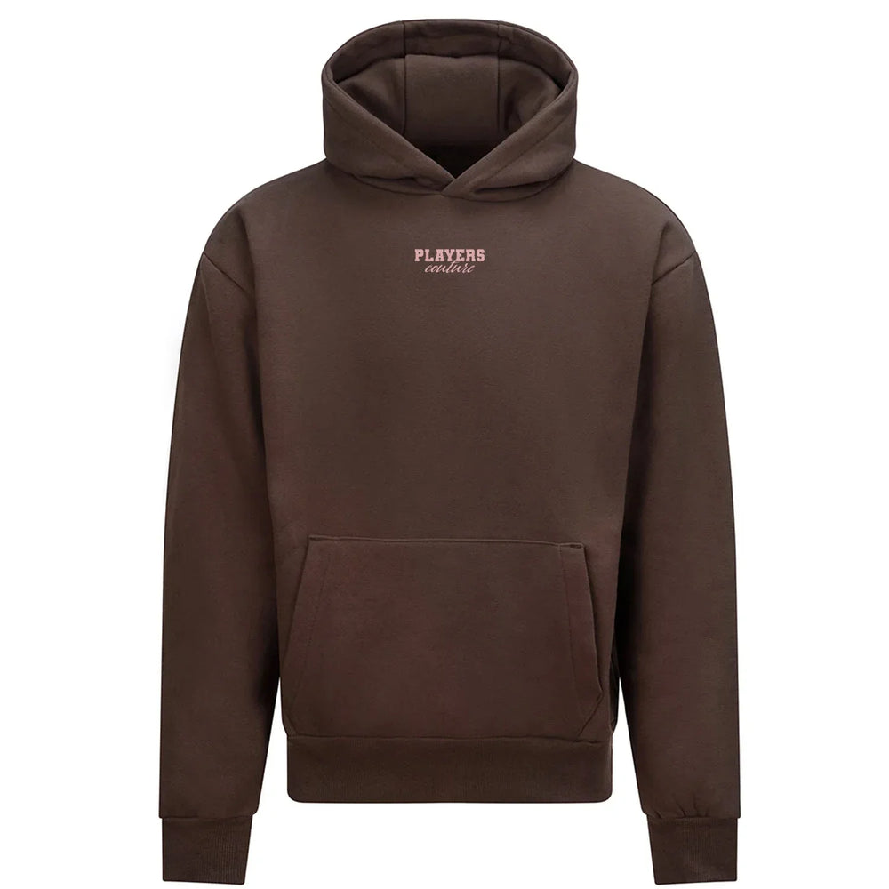 Essentials Collection Players Couture Men's Premium Heavyweight Espresso Hoodie - Espresso / XS | Basics, Essentials Collection, Hoodies, Men's