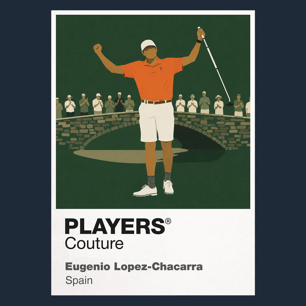 Eugenio Lopez-Chacarra Golf Icon Frame Men's Polo Shirt – image 21
