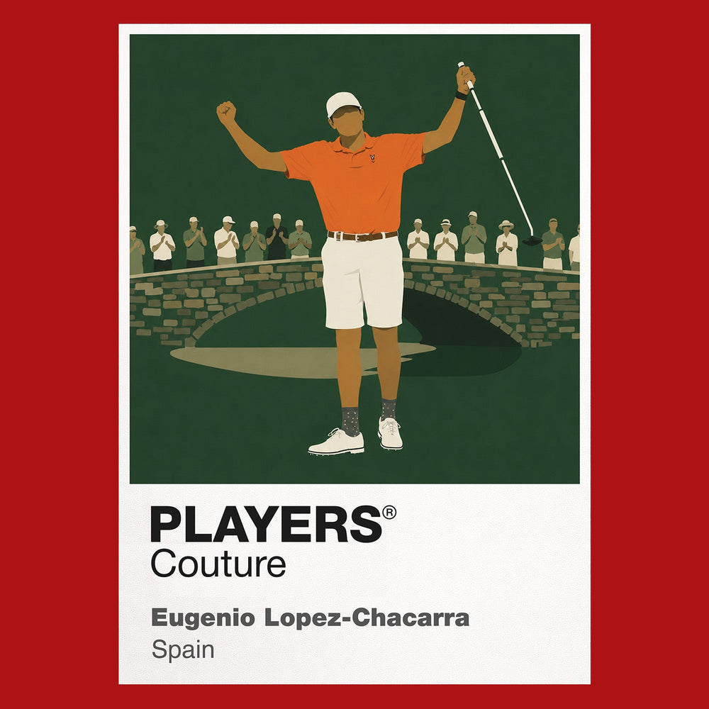 Eugenio Lopez-Chacarra Golf Icon Frame Men's Polo Shirt – image 23