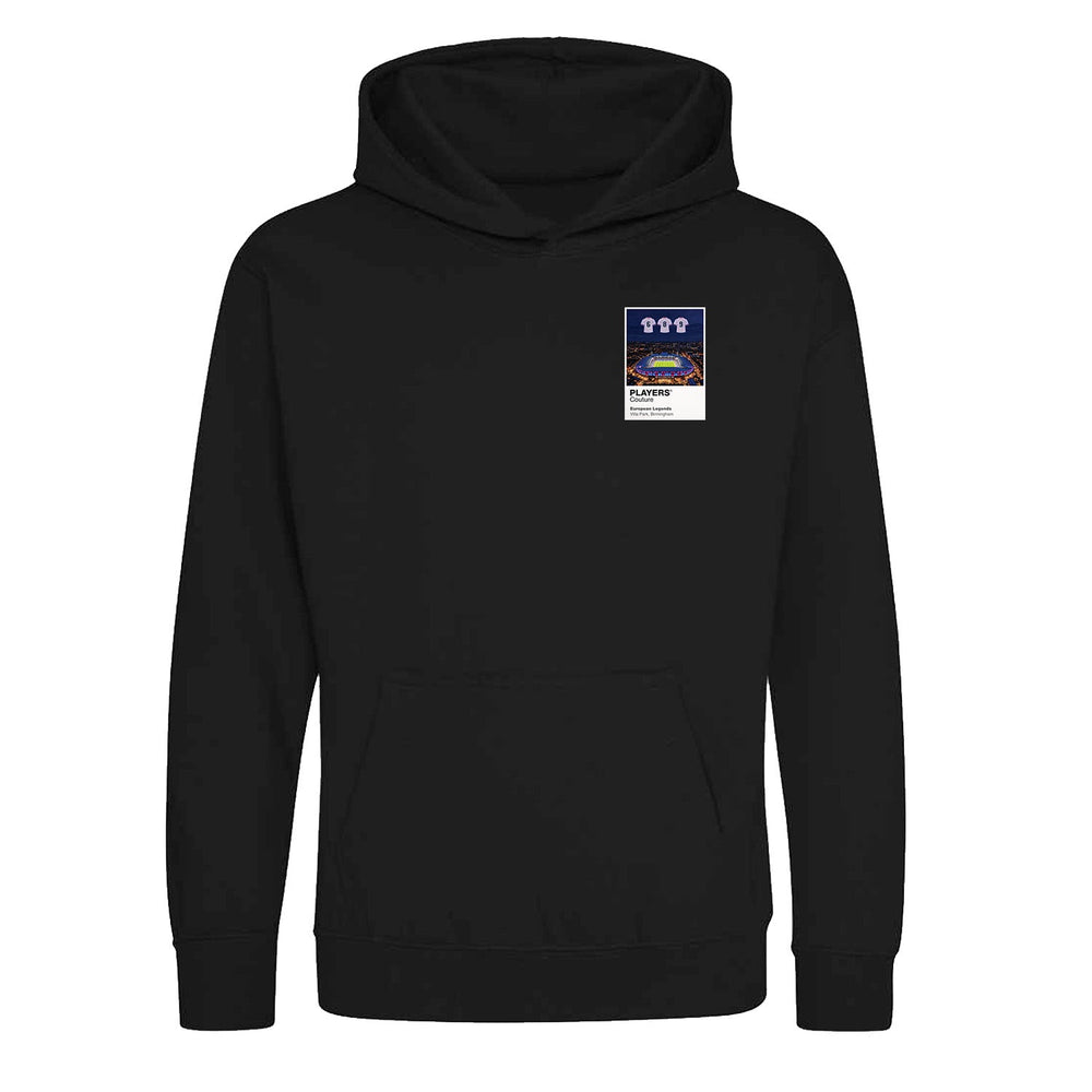 Aston Villa 1982 European Cup Legends Aston Villa Icons in Lights Frame Kids Hoodie in Black