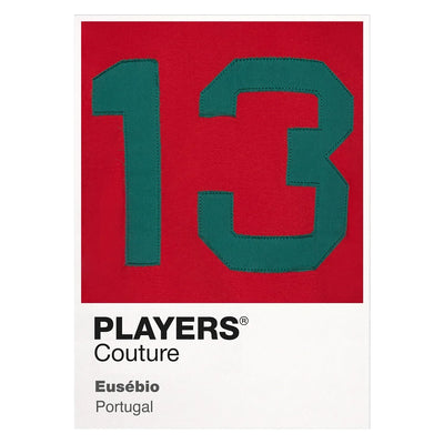 Eusebio 13 Football Shirt Frame - Icon Design