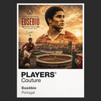 Eusebio Portugal Atlas Frame artwork by Players Couture