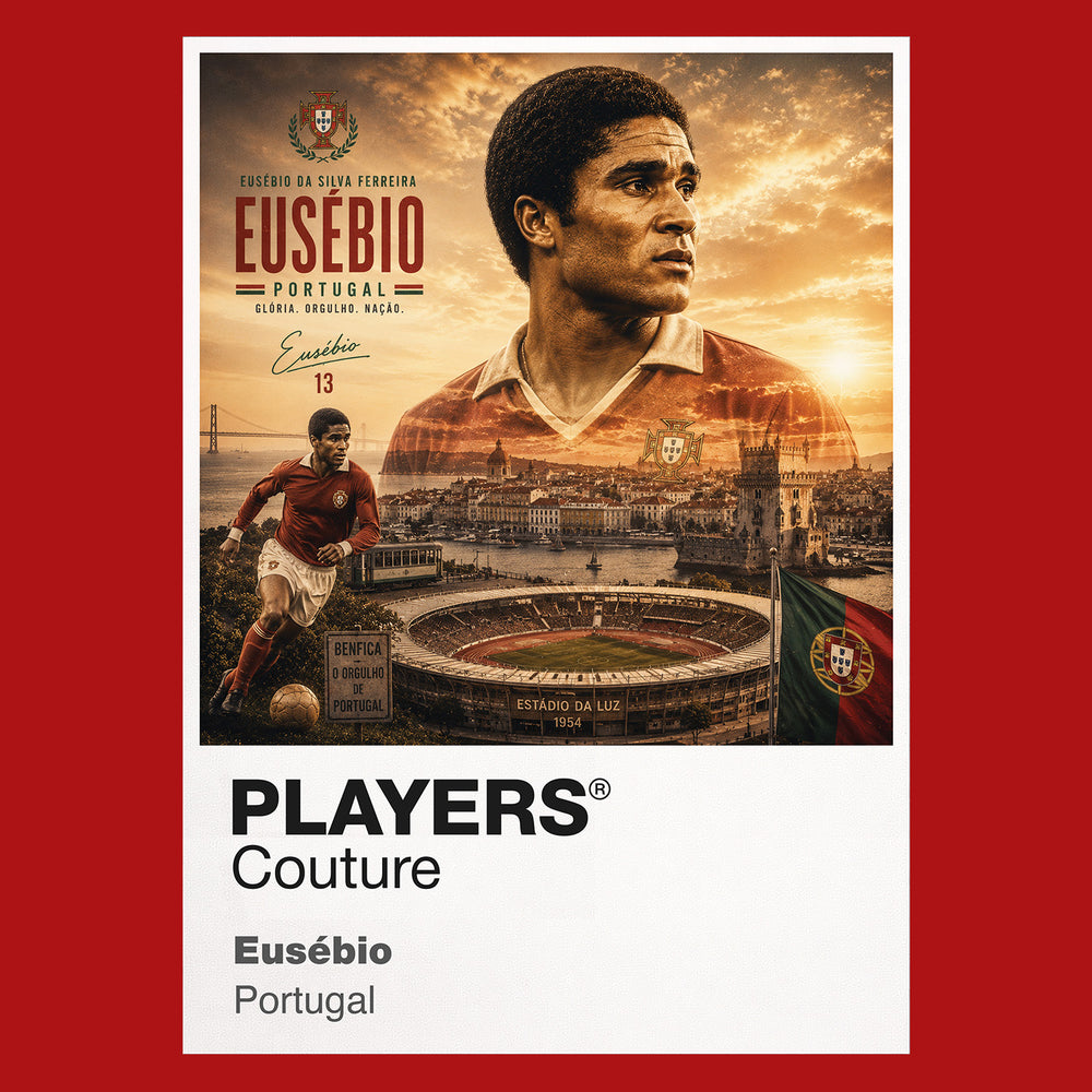 Eusebio Portugal Atlas Frame artwork by Players Couture