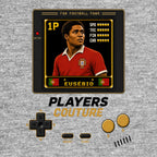 Eusebio 1P 8-Bit t-shirt retro gaming design by Players Couture