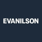 Evanilson Logo Men's T-Shirt – navy close-up detail shot of the Evanilson Players Couture logo design
