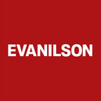 Evanilson Logo Men's T-Shirt – red close-up detail shot of the Evanilson Players Couture logo design