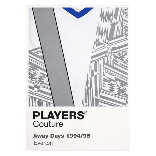 Everton Grey 95 Classic Football Shirt Colours Frame - Icon Design (View 8)